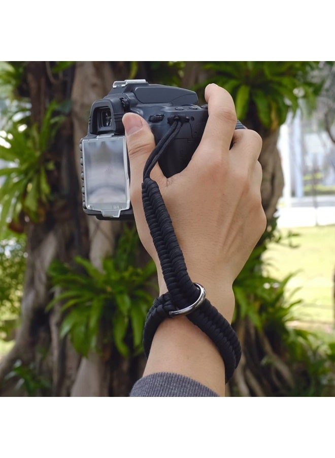 VKO Lanyard Camera Wrist Strap, Camera Hand Strap Compatible with Canon Nikon Sony DSLR SLR Mirrorless Cameras Black - Image 4