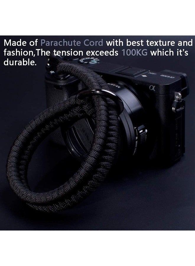 VKO Lanyard Camera Wrist Strap, Camera Hand Strap Compatible with Canon Nikon Sony DSLR SLR Mirrorless Cameras Black - Image 5