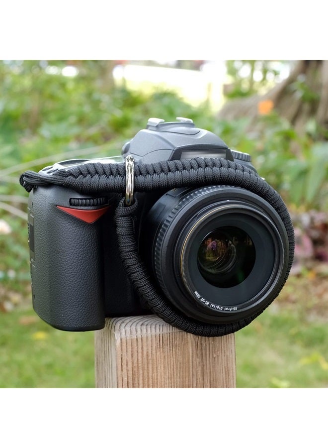 VKO Lanyard Camera Wrist Strap, Camera Hand Strap Compatible with Canon Nikon Sony DSLR SLR Mirrorless Cameras Black - Image 3
