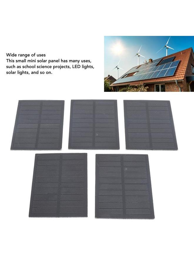 Thoraya 5Pcs 2W Mini Solar Panel High Efficiency Monocrystalline DIY Small Solar Panel Module for Solar Light Science Project  - Image 4