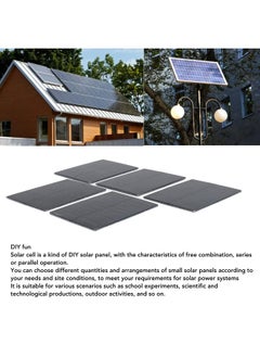 Thoraya 5Pcs 2W Mini Solar Panel High Efficiency Monocrystalline DIY Small Solar Panel Module for Solar Light Science Project  - Image 5