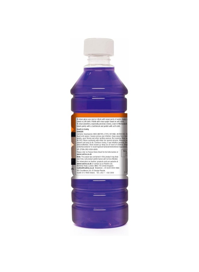 Rustins Methylated Spirit – Multi-Purpose Solvent for French Polishes, Shellac Varnishes, Glass & Jewellery Cleaning, Spirit Heaters & BBQs - Image 2