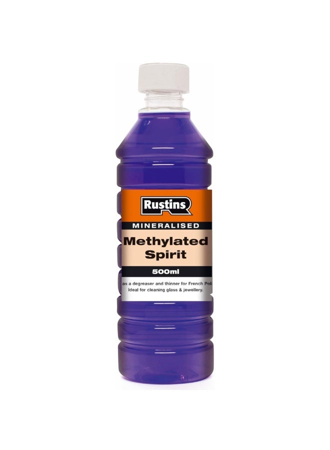 Rustins Methylated Spirit – Multi-Purpose Solvent for French Polishes, Shellac Varnishes, Glass & Jewellery Cleaning, Spirit Heaters & BBQs - Image 1