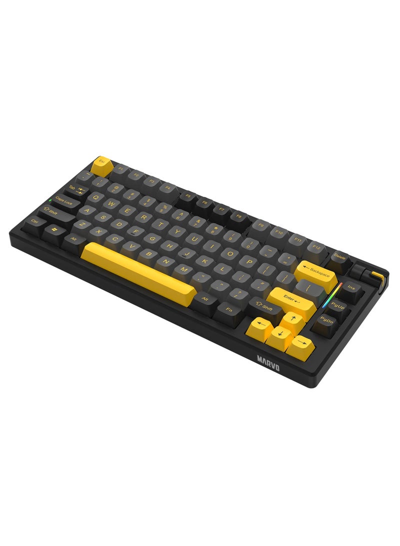 Marvo KG958W Meqa 80W 80keys ,tri-modes wired, 2.4G and BT mechanical - Image 4