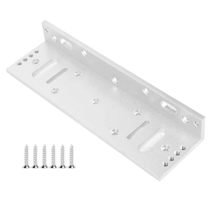 Aluminium Alloy Door L Mounting Bracket Holder Stand for Electric Magnetic Lock 500kg/1102.31lb - Image 3