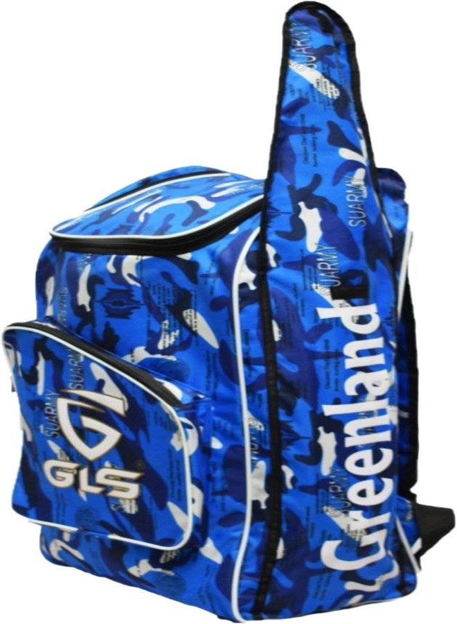 GLS Sniper Duffle Cricket Kit Bag with One Side Bat Sleeve (Blue) - Image 5
