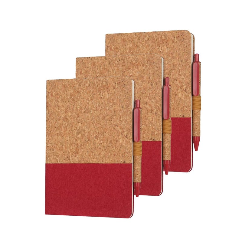 Eco-neutral Eco-friendly Notebook and Pen Set - Pack of 3 - Image 1
