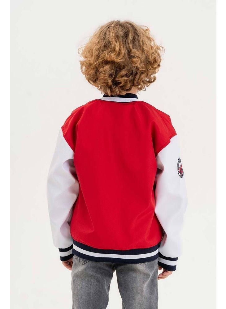 Gold Class Kidswear Double Pocket Waterproof Boys College Jacket  - Image 5