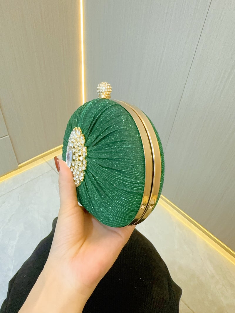 New Socialite Clutch Bag Women'S High-End Banquet Small Bag Evening Wear Hand Bag Cheongsam Bag Crossing Evening Bag - Image 3