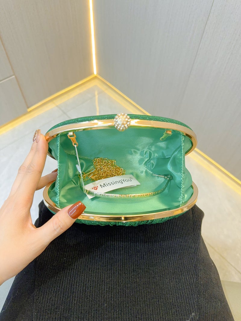 New Socialite Clutch Bag Women'S High-End Banquet Small Bag Evening Wear Hand Bag Cheongsam Bag Crossing Evening Bag - Image 5