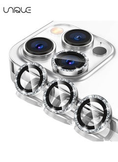 Unique 2 Pack - For iPhone 15 Pro/iPhone 15 Pro Max Camera Lens Protector, 9H Tempered Glass Camera Cover Screen Protector, Metal Individual Ring for iPhone 15 Pro Max 6.7 inch iPhone 15Pro 6.1 inch 2023  - Image 1