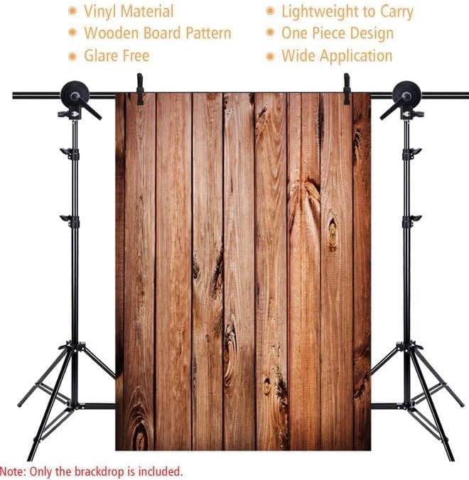 BPA Vinyl Wood Photography Background Backdrop - Image 2