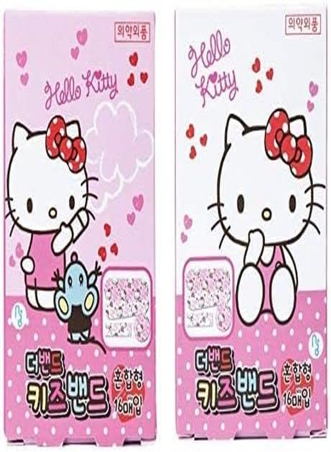 شلايف ضمادات الإسعافات الأولية من Hello Kitty Band: 64 قطعة (4 صناديق) - Image 2