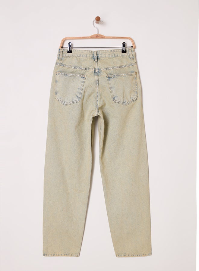 trendyol Tint Baggy Fit Loose Denim Trousers Jeans - Image 3