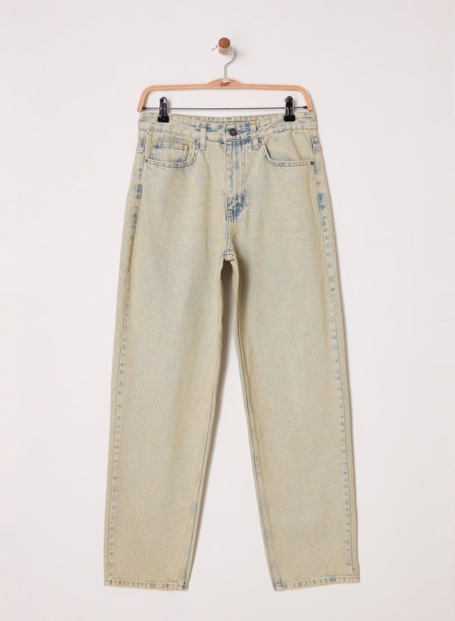 trendyol Tint Baggy Fit Loose Denim Trousers Jeans - Image 1