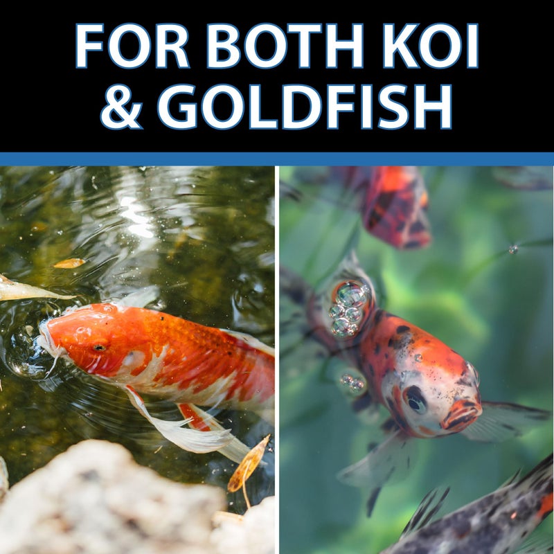 Crystal Clear CrystalClear Staple Pond Fish Food for Healthy Koi & Goldfish, Protein Packed Floating Pellets for Summer Nutrition, Easy Digestion, 2.2 Pound Bag - Image 5