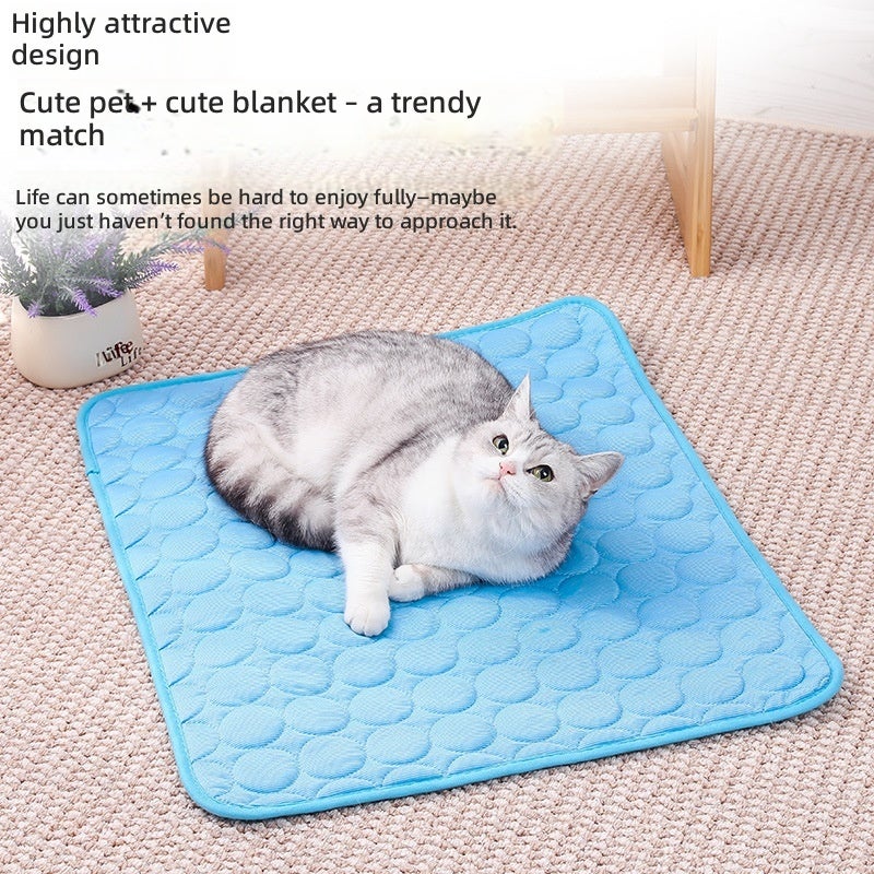 PET DOG ICE SILK COOL MAT - Summer Pet Bed for Dogs and Cats, Breathable & Washable - Image 5