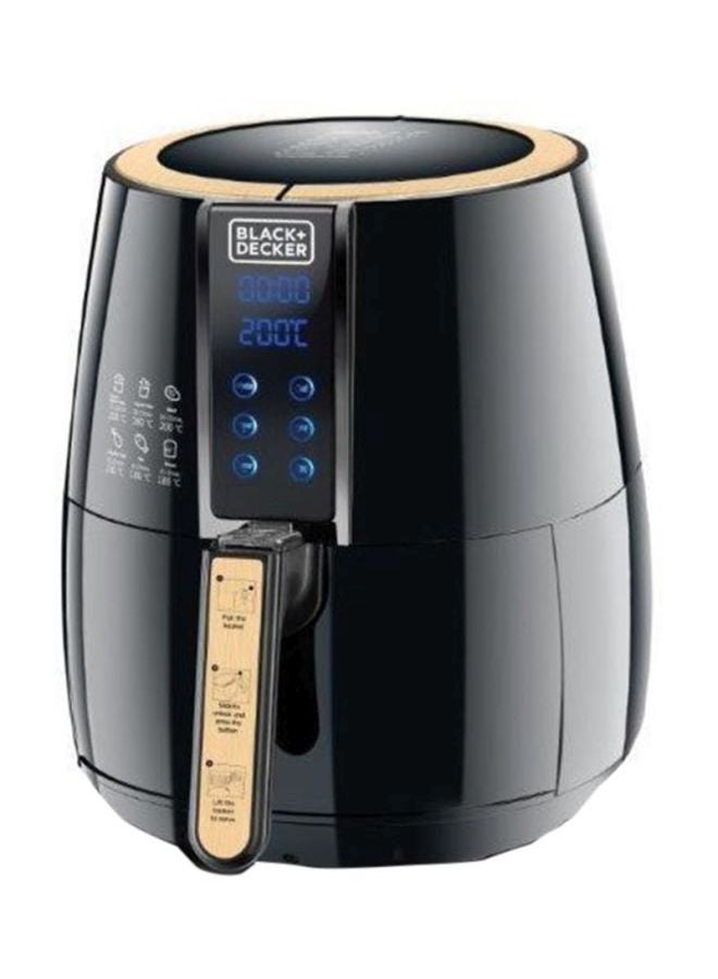 بلاك اند ديكر مقلاة هوائية رقمية سعة 1.2 كيلوجرام 4 L 1500 W AF400-B5 أسود - Image 1