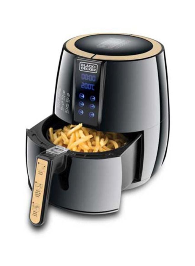 بلاك اند ديكر مقلاة هوائية رقمية سعة 1.2 كيلوجرام 4 L 1500 W AF400-B5 أسود - Image 2