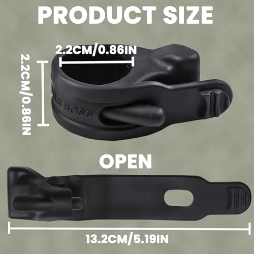Cranviech 2 Pack Motorcycle Electrombile Throttle Assist Cruise Control Grip Throttle Clamp Handlebar Rocker Rest Accelerator Assistant for Bicycles Motorcycles - Image 3