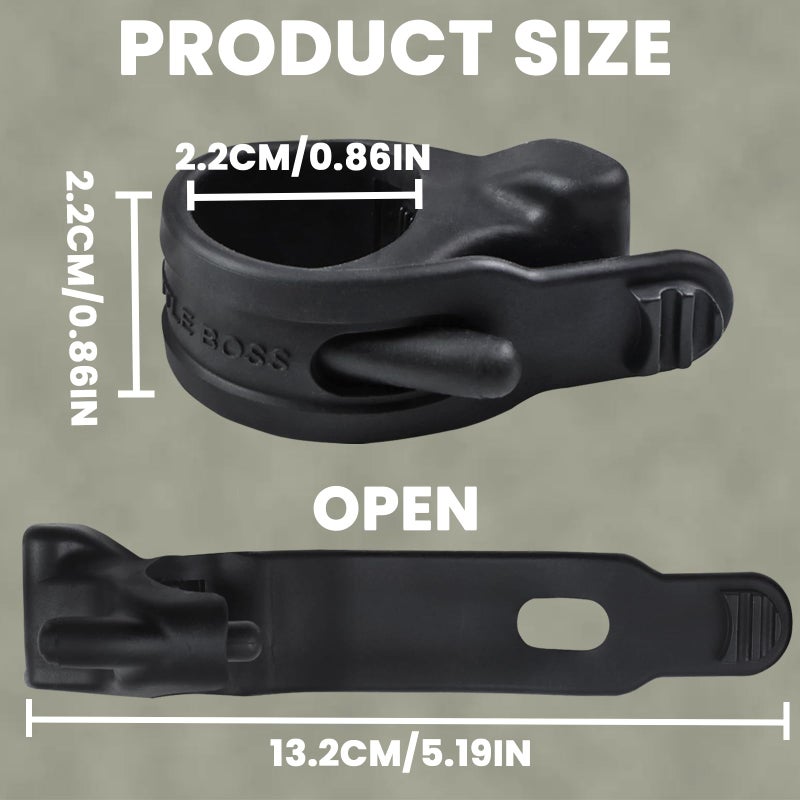 Cranviech 2 Pack Motorcycle Electrombile Throttle Assist Cruise Control Grip Throttle Clamp Handlebar Rocker Rest Accelerator Assistant for Bicycles Motorcycles - Image 4