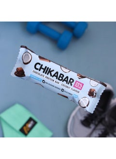 Chikalab Chocolate Protein Bar Coconut Flavour No Sugar Added 12x60g  - Image 5