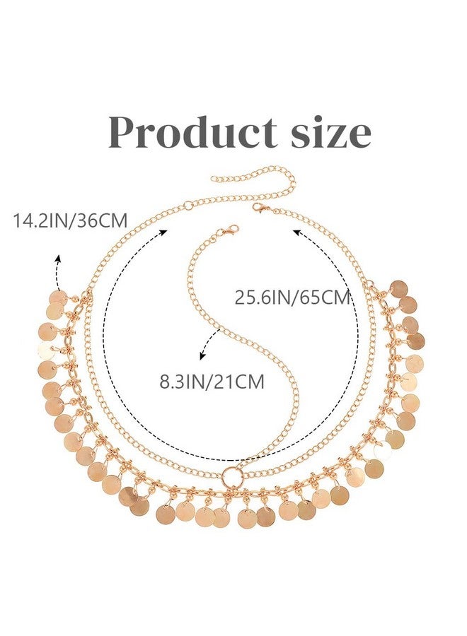 EARENT سلسلة رأس بوهو مزينة بالخرز مع شرابة ذهبية لسلسلة الجبين، إكسسوارات شعر صيفية للشاطئ للنساء - Image 3