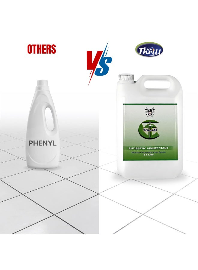 Thrill معقم مضاد للبكتيريا ترانسول 5 لتر - يقضي على الجراثيم والبكتيريا، آمن على الأسطح والبشرة - Image 4