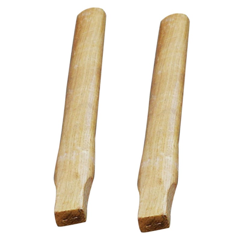 Solid Ash Wood Axe Handle Replacement 35cm for Claw Hammer and Hatchet Repair Tool - Image 2