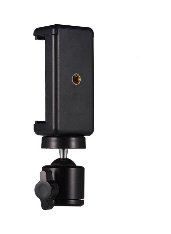 NIBEMINENT Adjustable Phone Holder Clip And Flexible Ball Head Adapter Mount Black  - Image 3