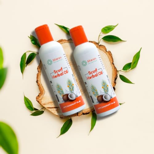 Sitaram Ayurveda Scurf Hair Oil | Ayurvedic Anti-Dandruff Blend with Neem, Aloe Vera & Bhringraj | Helps Reduce Flakes, Itching & Dryness | Nourishes Scalp & Supports Healthy Roots | 100 ml - Image 5
