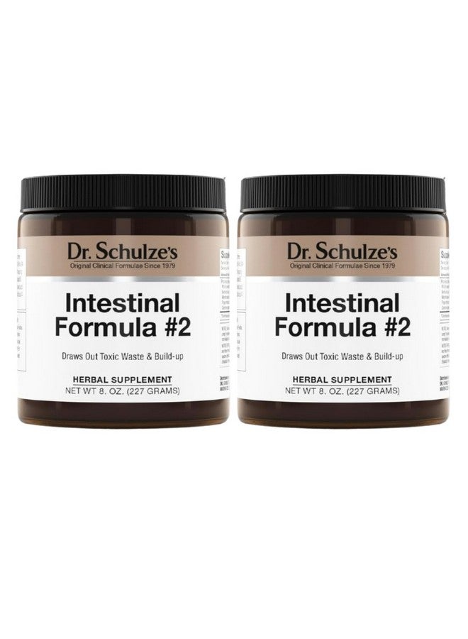 Dr. Schulze's | Intestinal Formula #2 | Herbal Colon Cleanse Formula | Natural Detox Powder| Dietary Supplement | Remove Excess Waste, Poisons & Build-Up | Gastroenteric Vacuum | 8 Oz. Jar (2 Pack) - Image 1