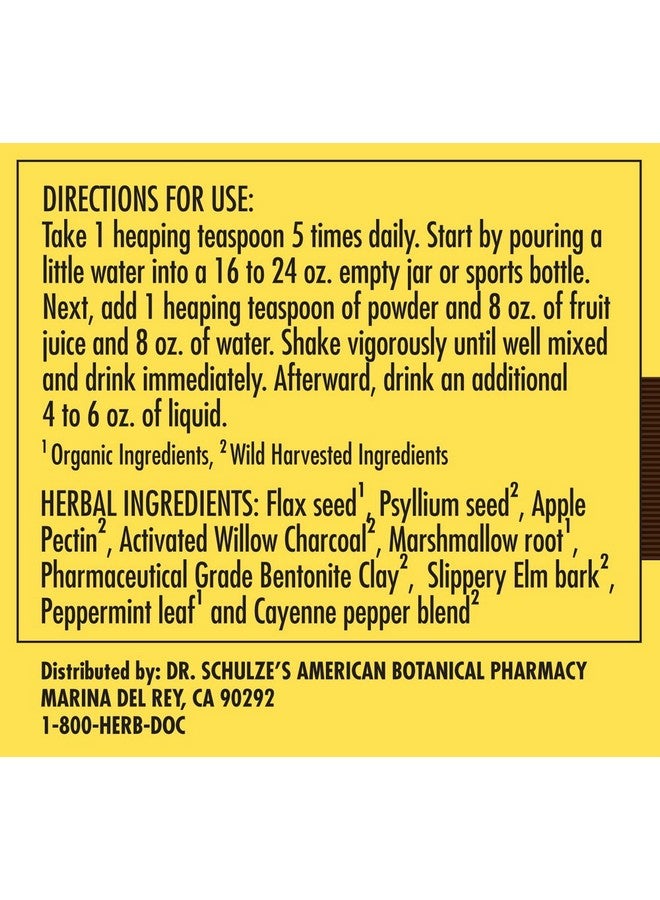 Dr. Schulze's | Intestinal Formula #2 | Herbal Colon Cleanse Formula | Natural Detox Powder| Dietary Supplement | Remove Excess Waste, Poisons & Build-Up | Gastroenteric Vacuum | 8 Oz. Jar (2 Pack) - Image 5