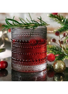 Kate Aspen Kate Aspen Hobnail Beaded Drinking Glasses Vintage Glassware Set | Cocktail Glass Set, Juice Glass, Water Cups | Makes A Great Hostess Gift, Gift for Newlyweds (Smoke Grey)  - Image 4