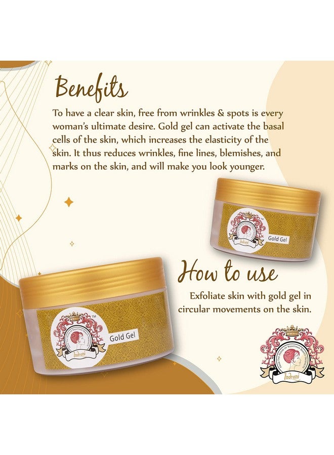Indrani Cosmetics Indrani Gold Gel 50 Gm - Image 2