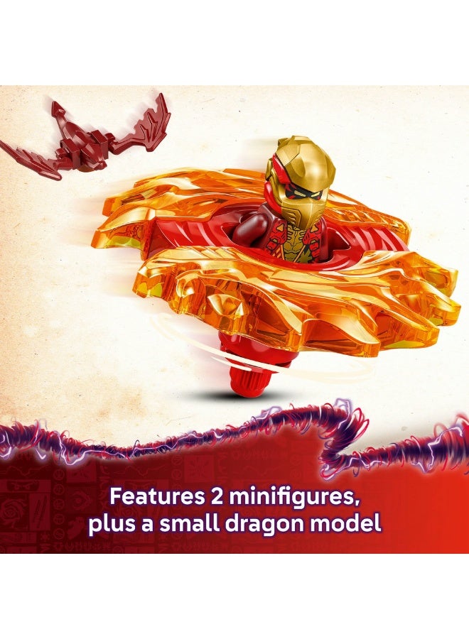 LEGO NINJAGO® Kai’s Dragon Spinjitzu Spinner Action Toy Set 71823 (54) Pieces  - Image 5