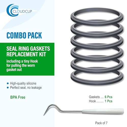 CloudCUP Gasket Replacement Rubber Ring Seal Rings Gaskets Part for Nutribullet Replacement Parts Accessories Blender 900 Series 600W and 900W - Image 2