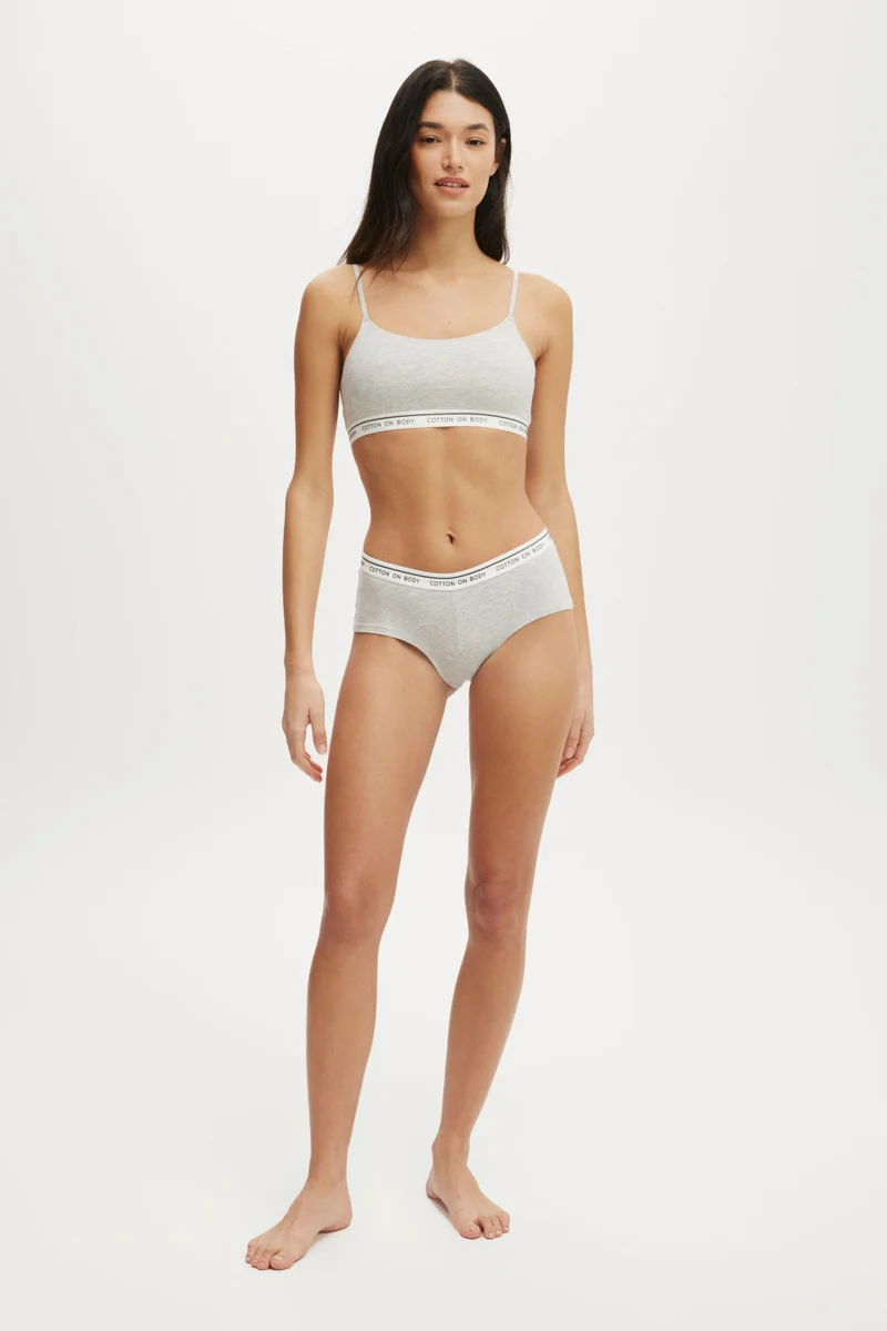 Body BRANDED COTTON CHEEKY BOYSHORT