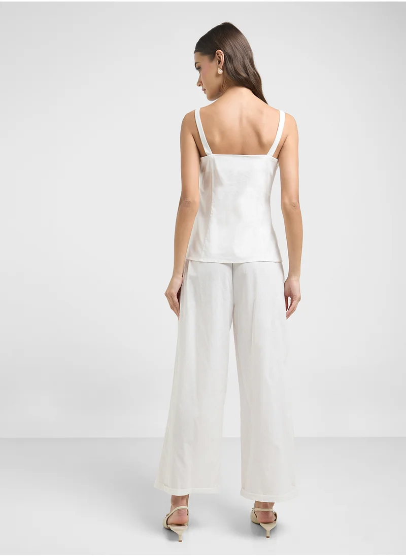 ELLA Square Neck Vest & Pant Set