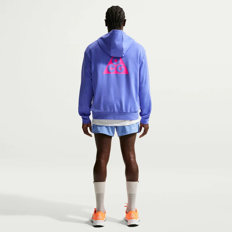 Nike Blue Men's ACG Magic Hour Dri-FIT Running Hoodie for Men | Best Price UAE