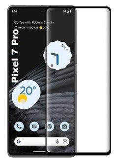 Screen Protector for Google Pixel 7 Pro Tempered Glass Screen Protector Full Glue Edge to Edge 9H Hardness Anti Fingerprint 3D Curved Round Edges Scratch Proof for Google Pixel 7 Pro