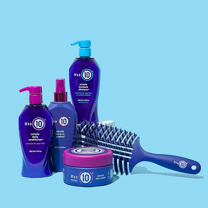 It's a 10 Its a 10 Haircare Miracle Moisture Shampoo for Everyday Use Hydrating Colour Safe Natural Ingredients No Added Sulfates Vegan 295ml - Image 3