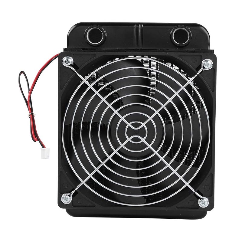 klarako CPU Radiator Fan, DC12V CPU Water Cooling Radiator G1,4 Thread Heat Row Radiator with Fan 18 Tubes 120,360mm Radiator CPU Liquid Cooler for Computer CPU Water Cooled 120mm - Image 1