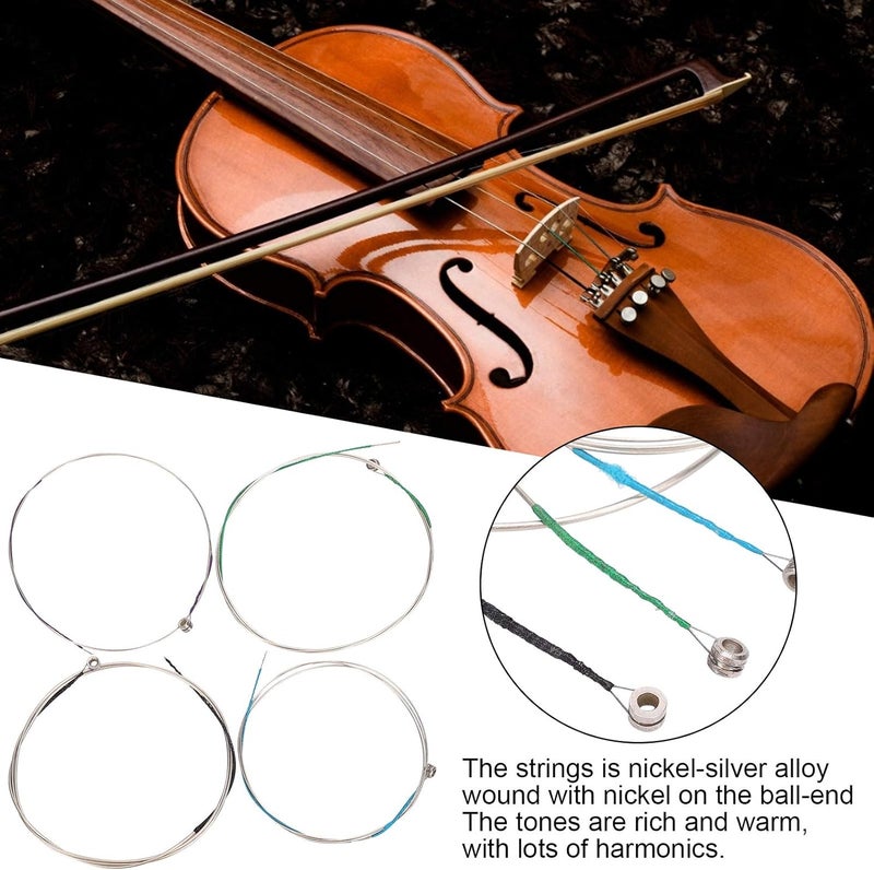 Dilwe 4 pieces/set universal full set strings Professional strings E A D G for 14 "- 16" violas Cleaning, maintenance, maintenance - Image 2