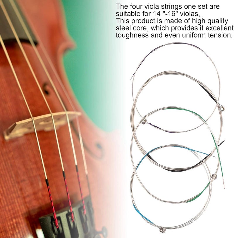 Dilwe 4 pieces/set universal full set strings Professional strings E A D G for 14 "- 16" violas Cleaning, maintenance, maintenance - Image 4
