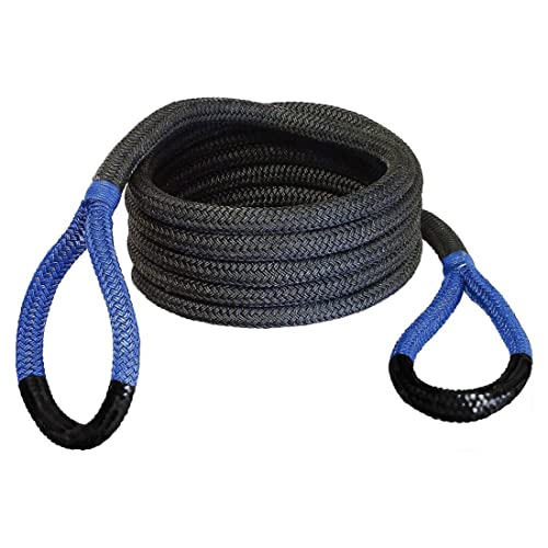 Bubba Rope Sidewinder Xtreme Model 176653YL Off-Road Power Stretch Kinetic Kit 5/8 x 20 ft. Recovery Rope with Breaking Strength of 14000 Lb. in Yellow/Black Color - Image 1