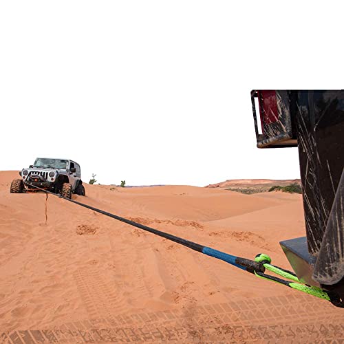 Bubba Rope Sidewinder Xtreme Model 176653YL Off-Road Power Stretch Kinetic Kit 5/8 x 20 ft. Recovery Rope with Breaking Strength of 14000 Lb. in Yellow/Black Color - Image 4