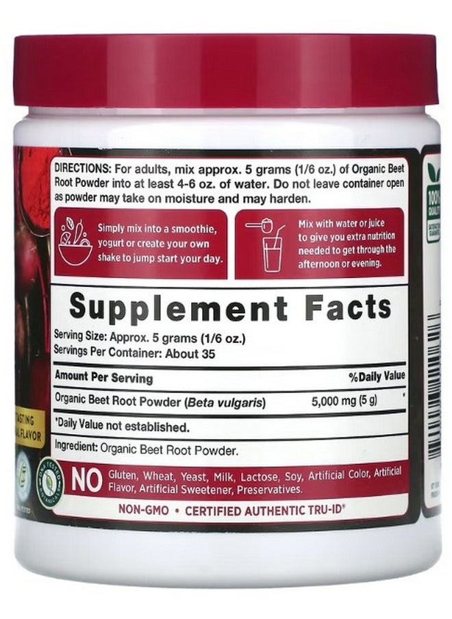 Nature's Truth Organic Beet Root Powder 6.1 oz 173 g  - Image 2