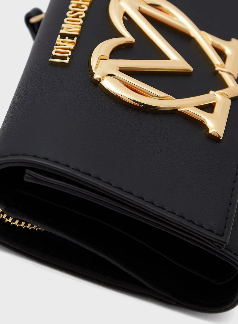 Love Moschino Love Embroidery Purse