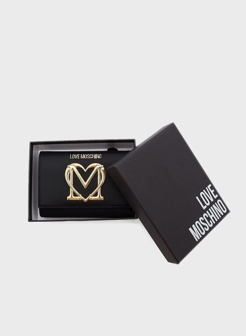 Love Moschino Love Embroidery Purse